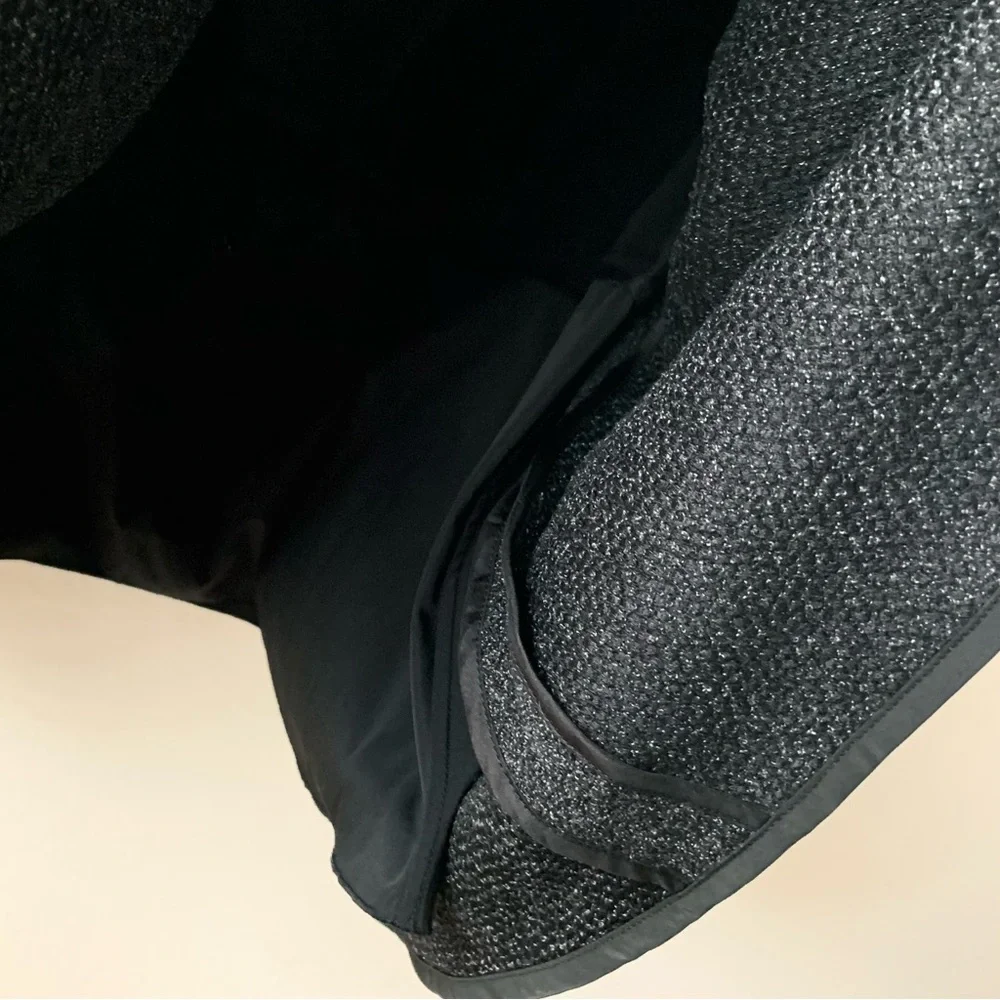Louis Vuitton wool blend knit flare skirt